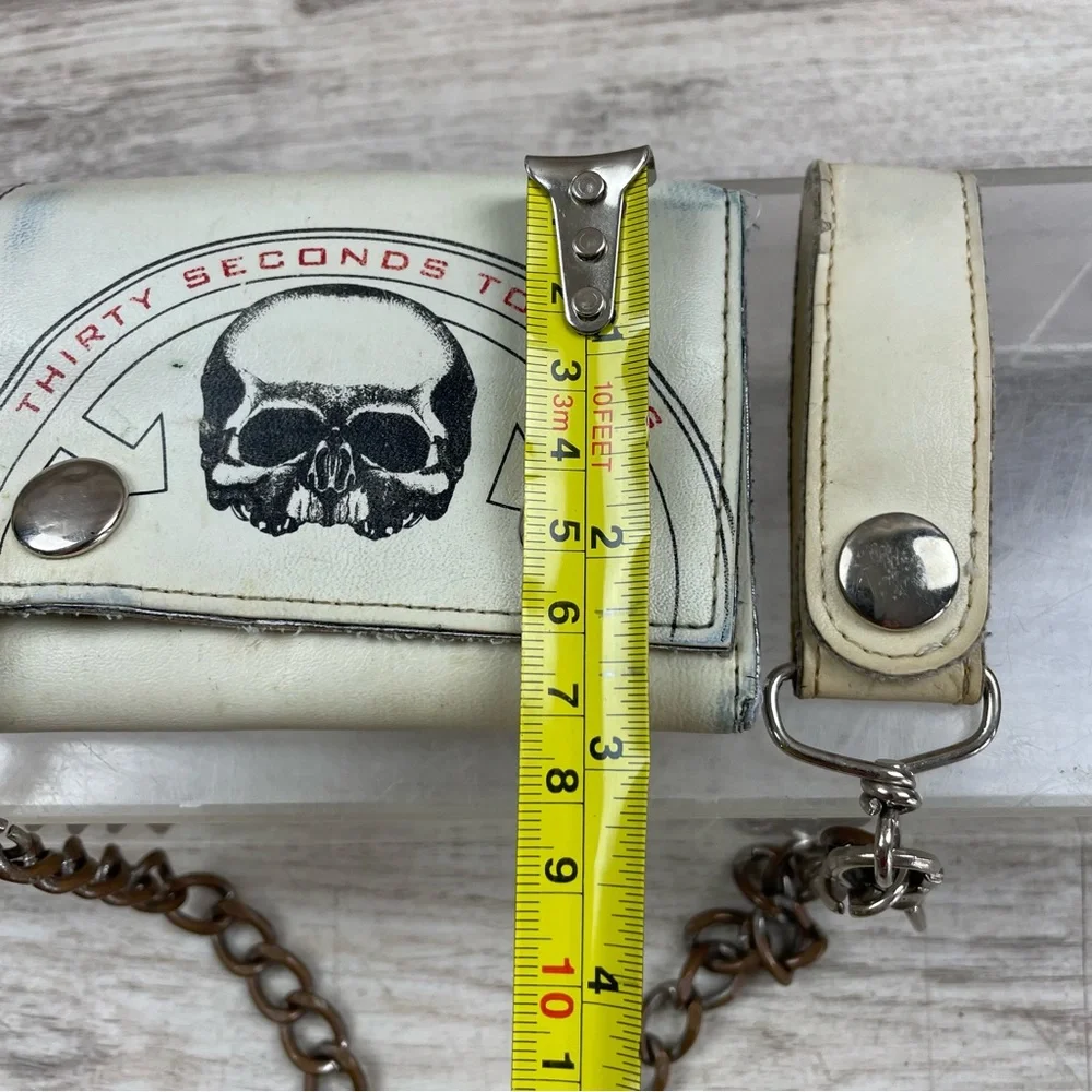 RARE 30 Seconds To Mars A Beautiful Lie Chain Wallet HTF Emo Rock Y2K